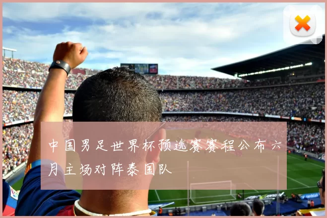 中国男足世界杯预选赛赛程公布六月主场对阵泰国队